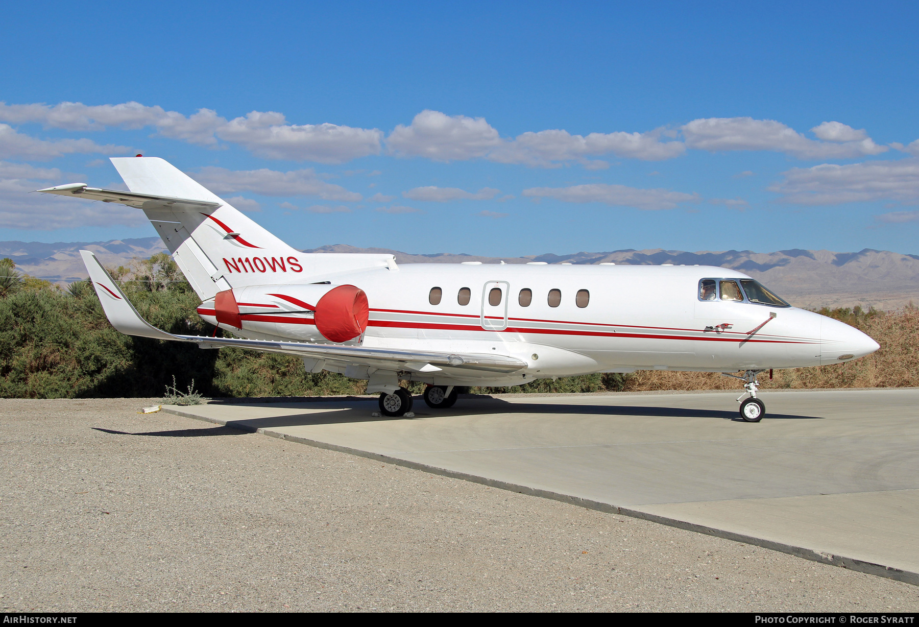 Aircraft Photo of N110WS | Raytheon Hawker 800XP | AirHistory.net #752165