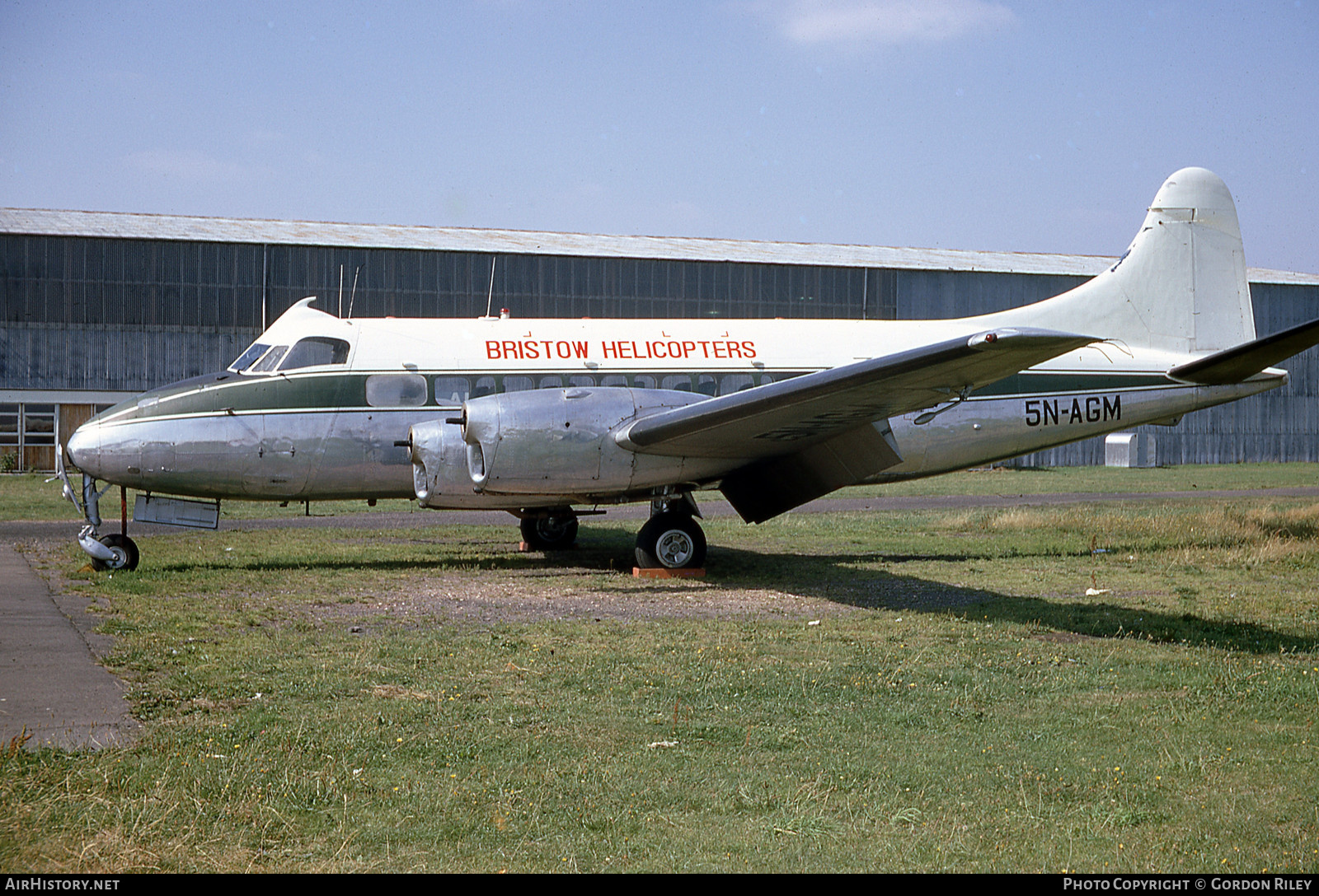 Aircraft Photo of 5N-AGM | De Havilland D.H. 114 Heron 2B | Bristow Helicopters | AirHistory.net #752177
