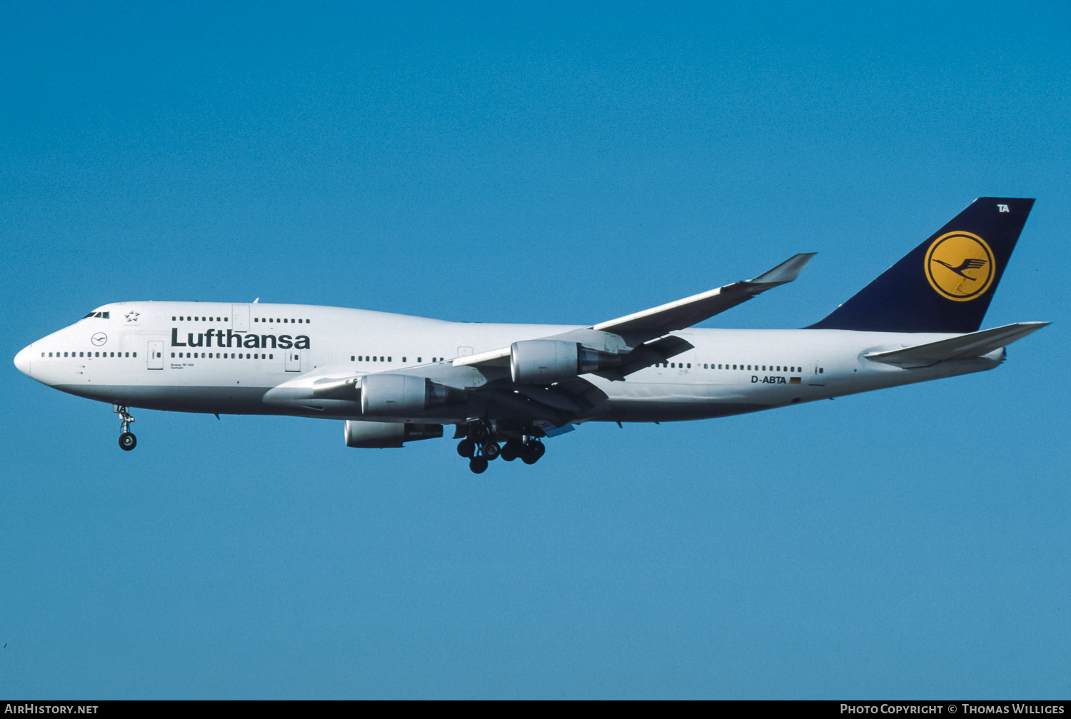 Aircraft Photo of D-ABTA | Boeing 747-430M | Lufthansa | AirHistory.net #752216