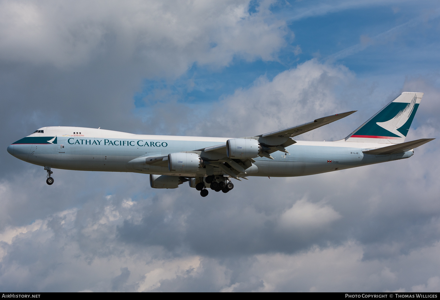 Aircraft Photo of B-LJG | Boeing 747-867F/SCD | Cathay Pacific Airways Cargo | AirHistory.net #752239