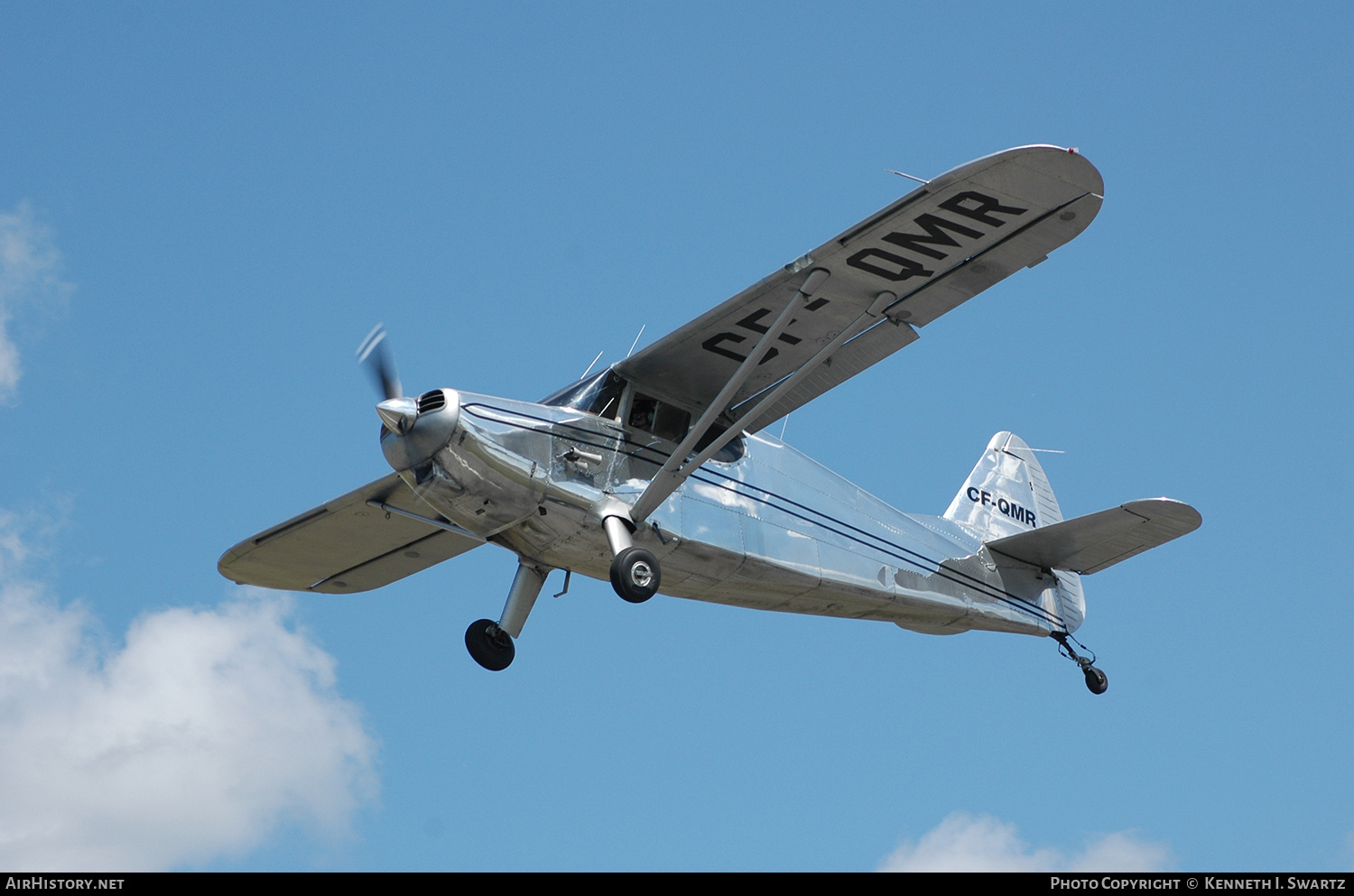 Aircraft Photo of CF-QMR | Stinson 108-1 Voyager | AirHistory.net #752254
