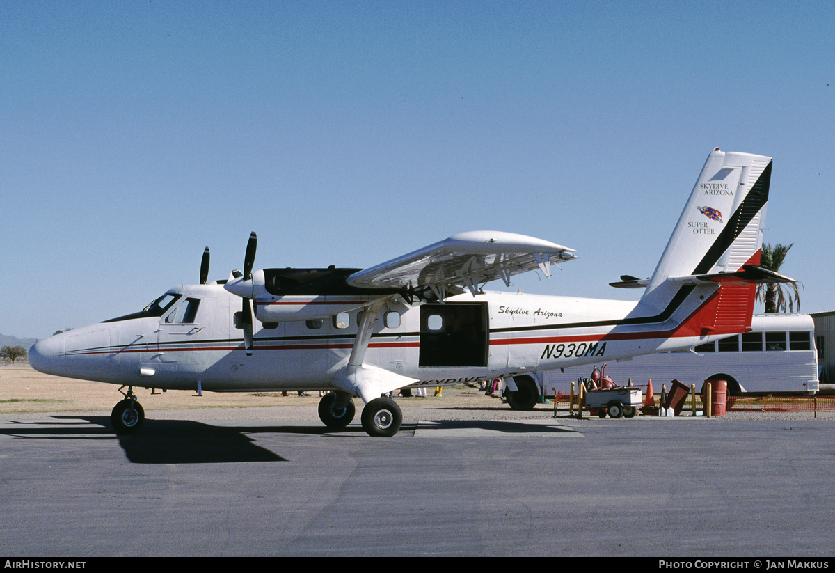 Aircraft Photo of N930MA | De Havilland Canada DHC-6-200 Twin Otter | Skydive Arizona | AirHistory.net #752294