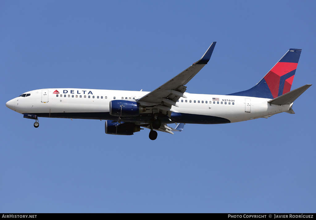 Aircraft Photo of N3746H | Boeing 737-832 | Delta Air Lines | AirHistory.net #752326