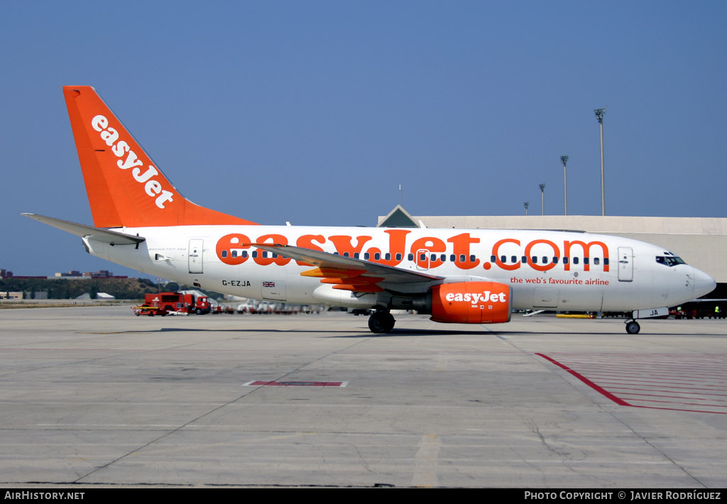 Aircraft Photo of G-EZJA | Boeing 737-73V | EasyJet | AirHistory.net #752328
