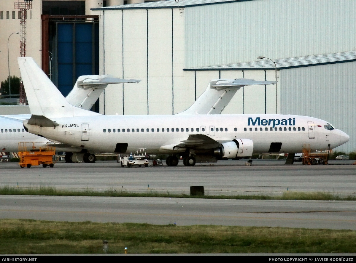 Aircraft Photo of PK-MDL | Boeing 737-4Y0 | Merpati Nusantara Airlines | AirHistory.net #752339