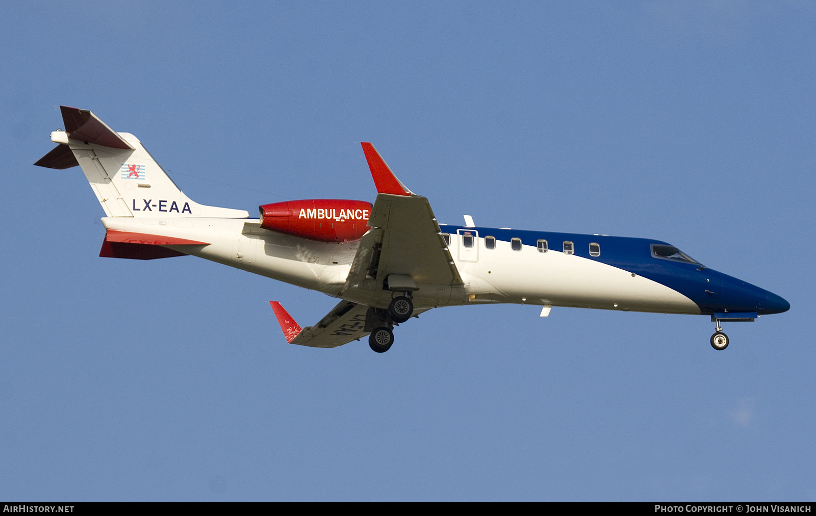 Aircraft Photo of LX-EAA | Learjet 45 | AirHistory.net #752349