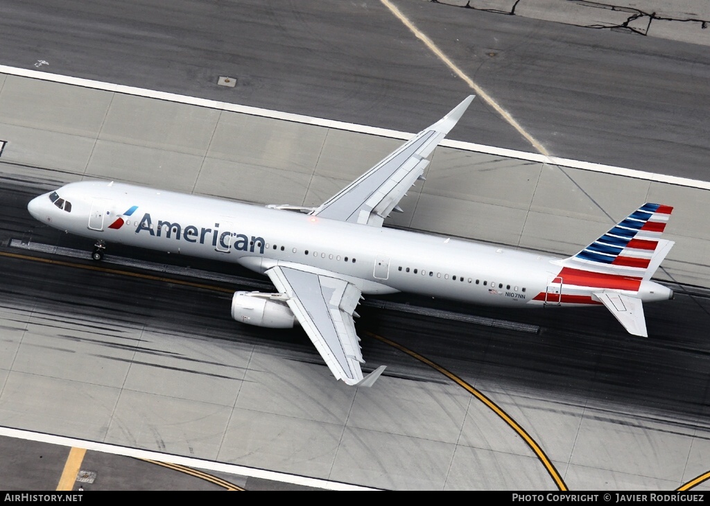 Aircraft Photo of N107NN | Airbus A321-231 | American Airlines | AirHistory.net #752405