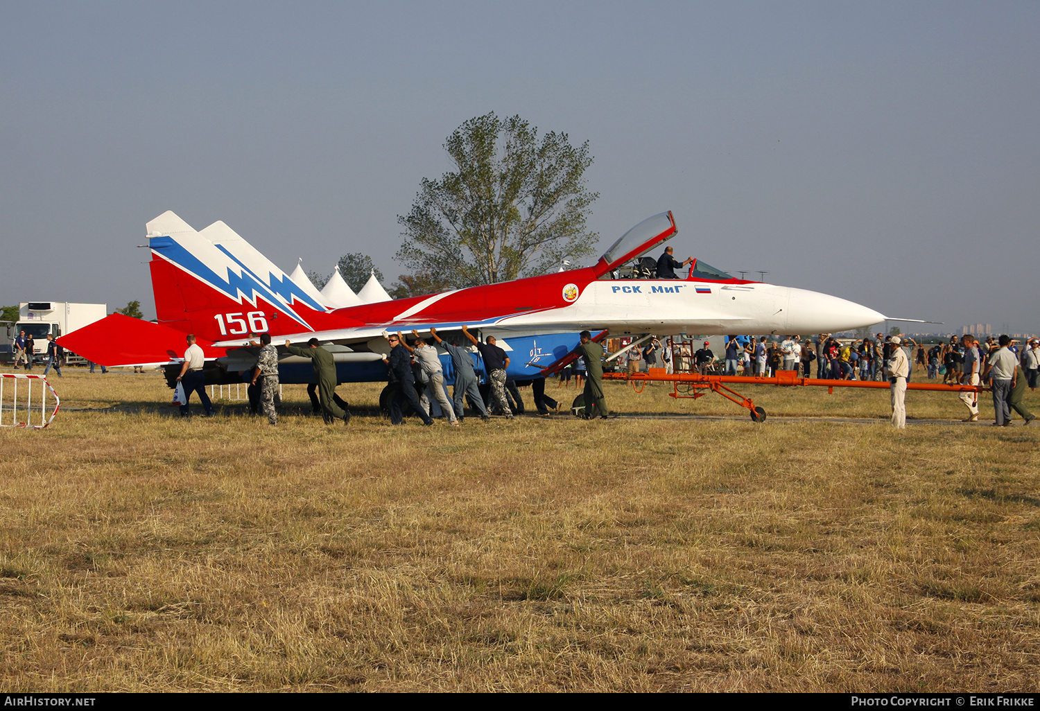 Aircraft Photo of 156 white / 156 | Mikoyan-Gurevich MiG-29OVT | Russia - Air Force | AirHistory.net #752425