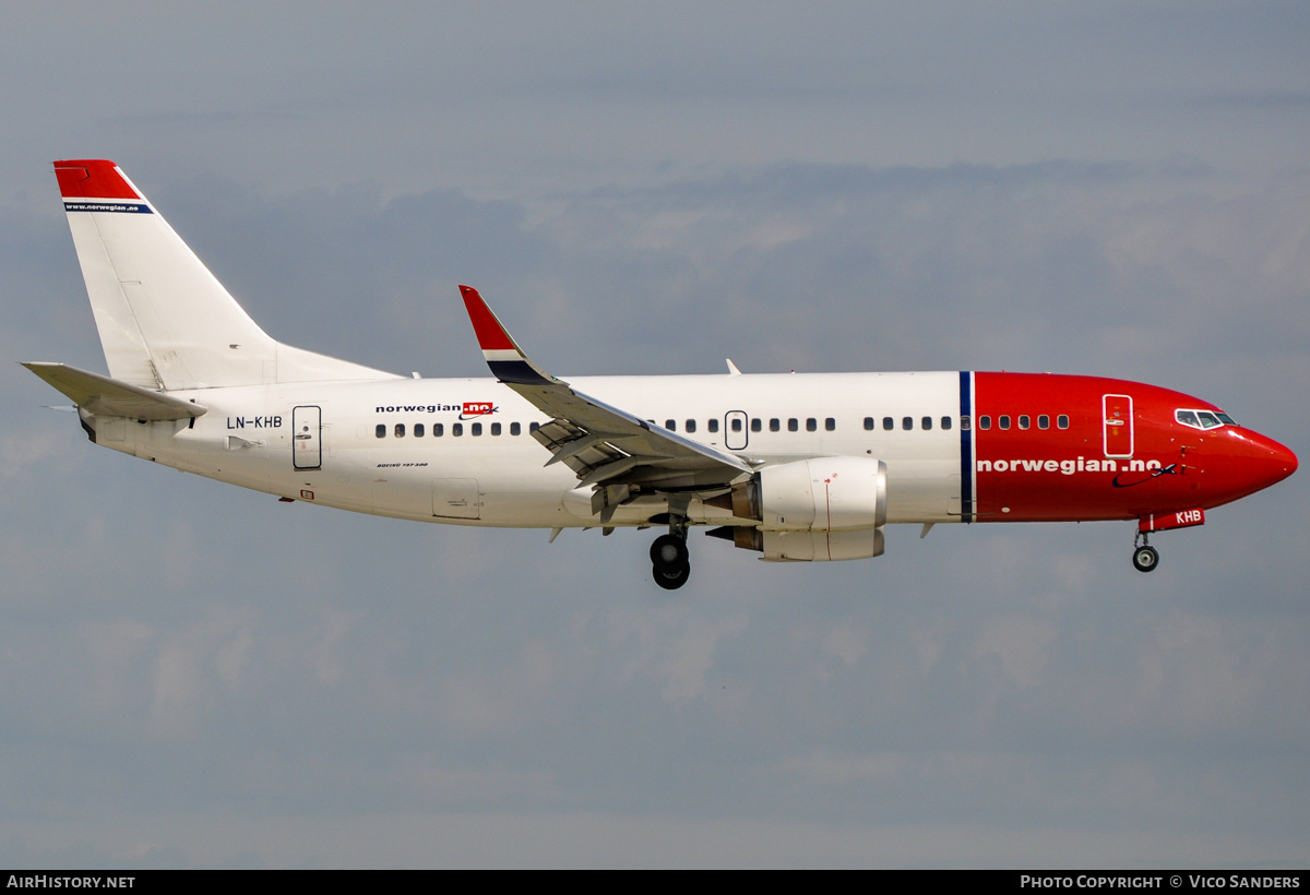 Aircraft Photo of LN-KHB | Boeing 737-31S | Norwegian | AirHistory.net #752463