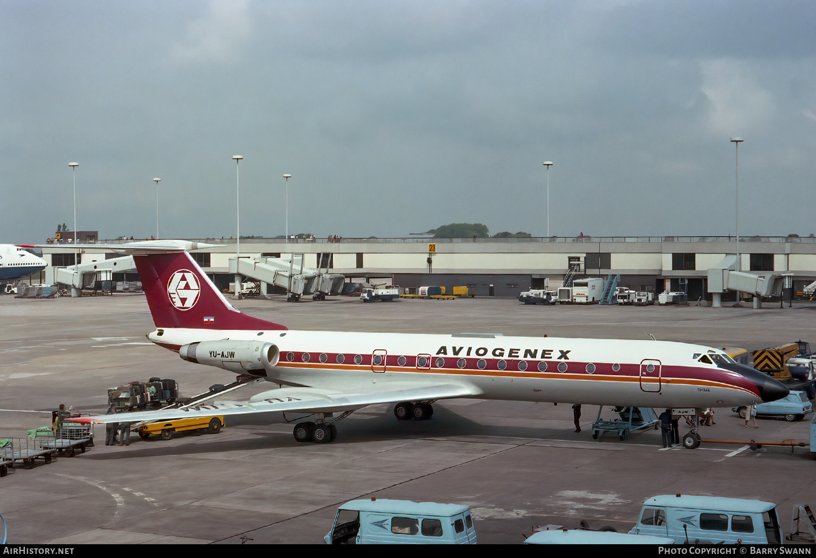 Aircraft Photo of YU-AJW | Tupolev Tu-134A-1 | Aviogenex | AirHistory.net #752523