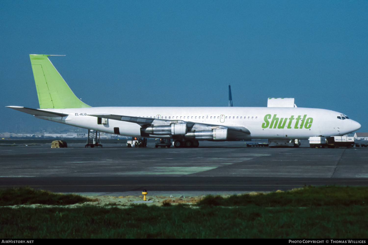 Aircraft Photo of EL-ALG | Boeing 707-369C | Shuttle Air Cargo | AirHistory.net #752527