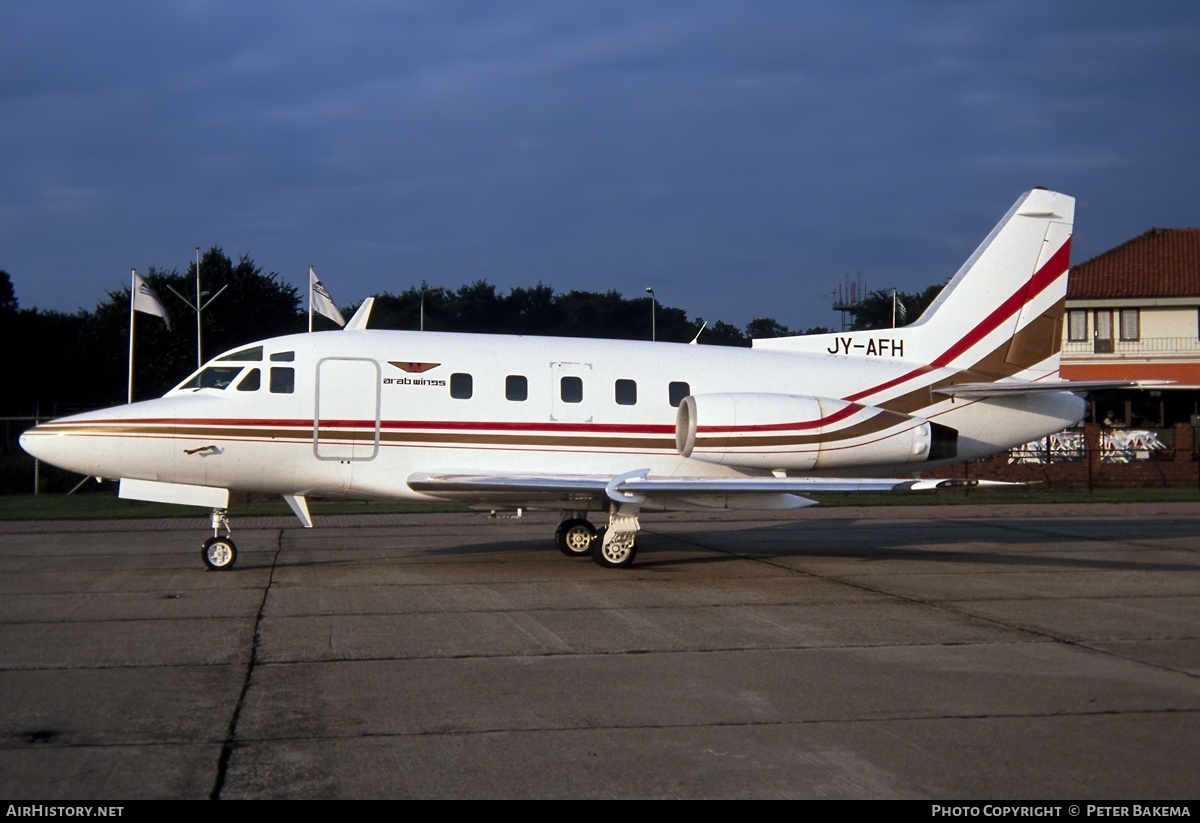 Aircraft Photo of JY-AFH | North American Rockwell NA-380 Sabreliner 75A | Arab Wings | AirHistory.net #752549
