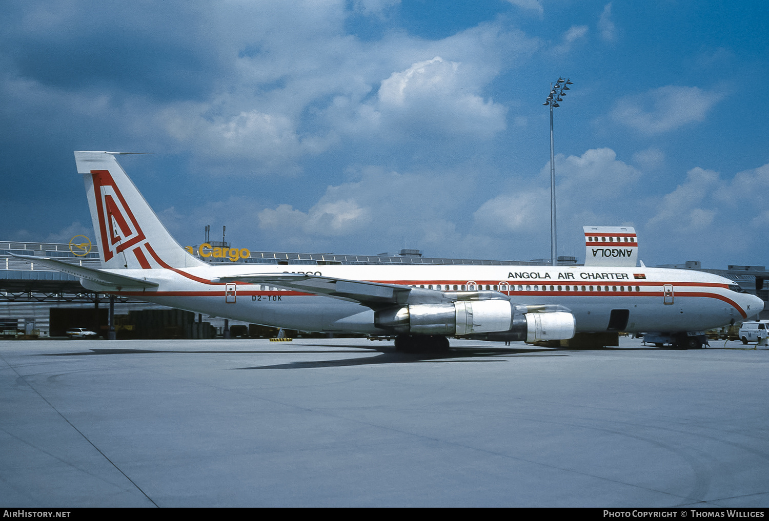 Aircraft Photo of D2-TOK | Boeing 707-324C | Angola Air Charter | AirHistory.net #752555
