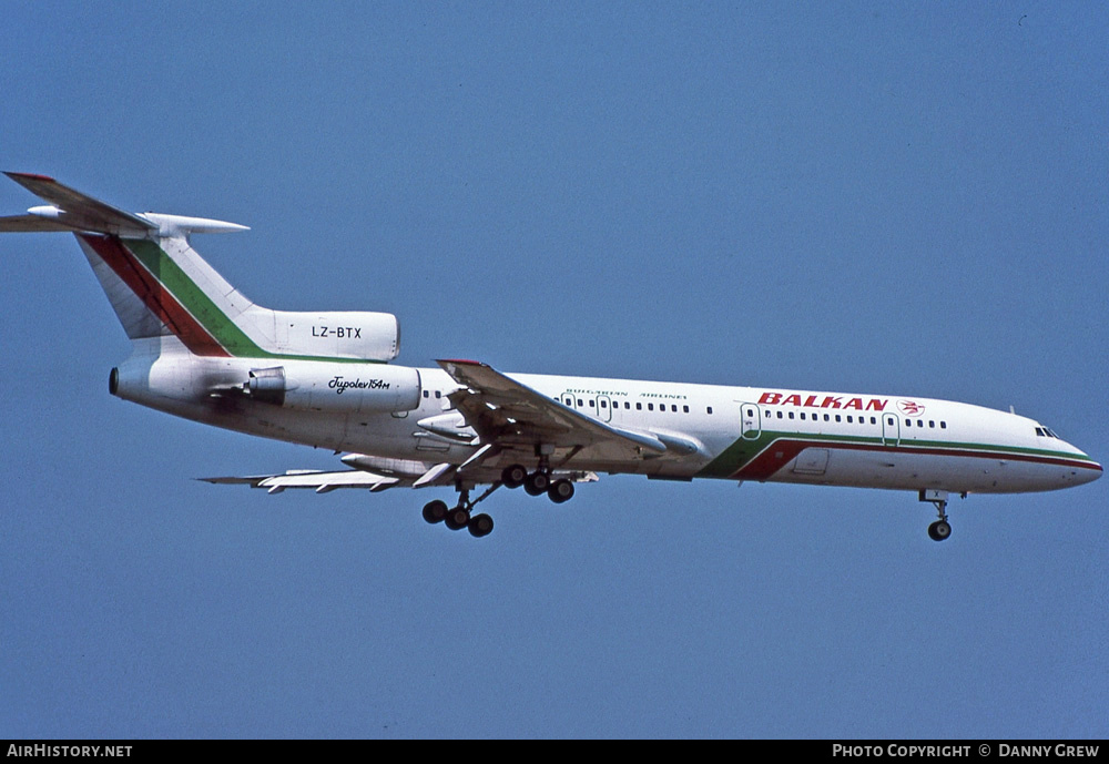 Aircraft Photo of LZ-BTX | Tupolev Tu-154M | Balkan - Bulgarian Airlines | AirHistory.net #752556
