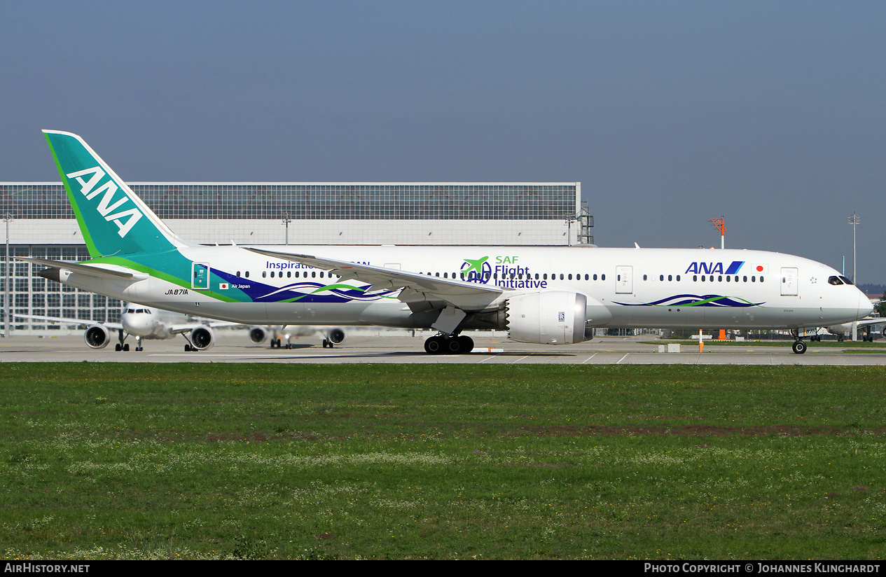 Aircraft Photo of JA871A | Boeing 787-9 Dreamliner | All Nippon Airways - ANA | AirHistory.net #752663