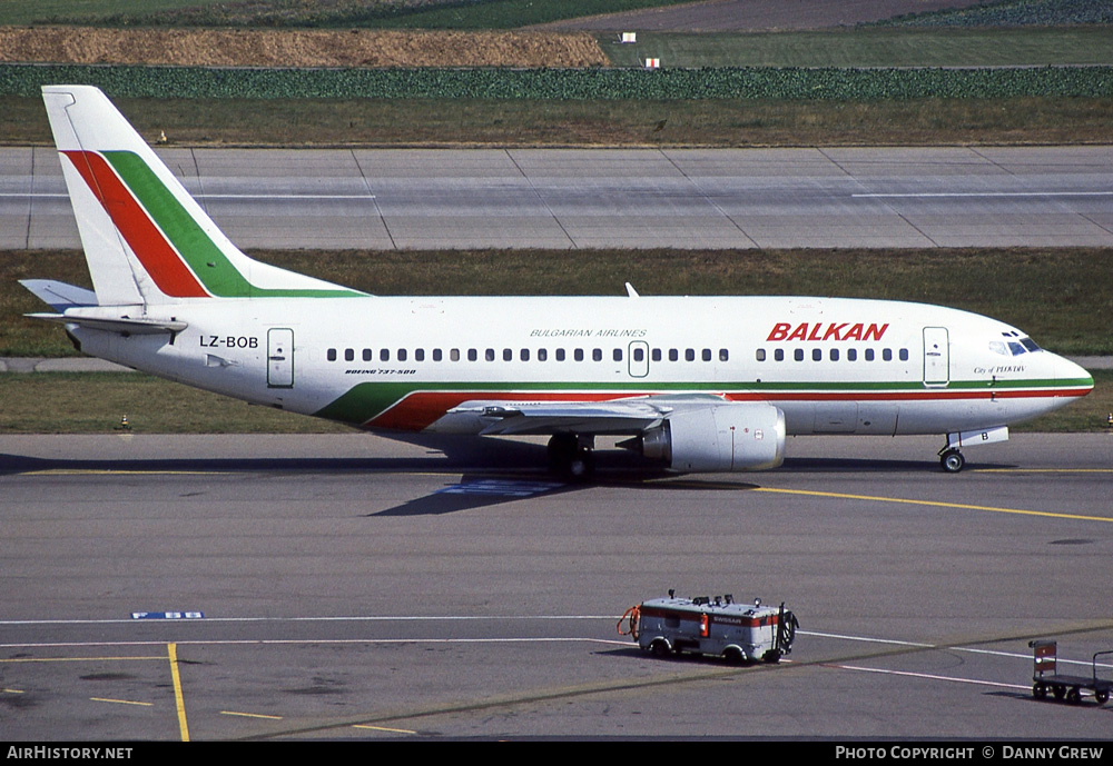 Aircraft Photo of LZ-BOB | Boeing 737-53A | Balkan - Bulgarian Airlines | AirHistory.net #752675