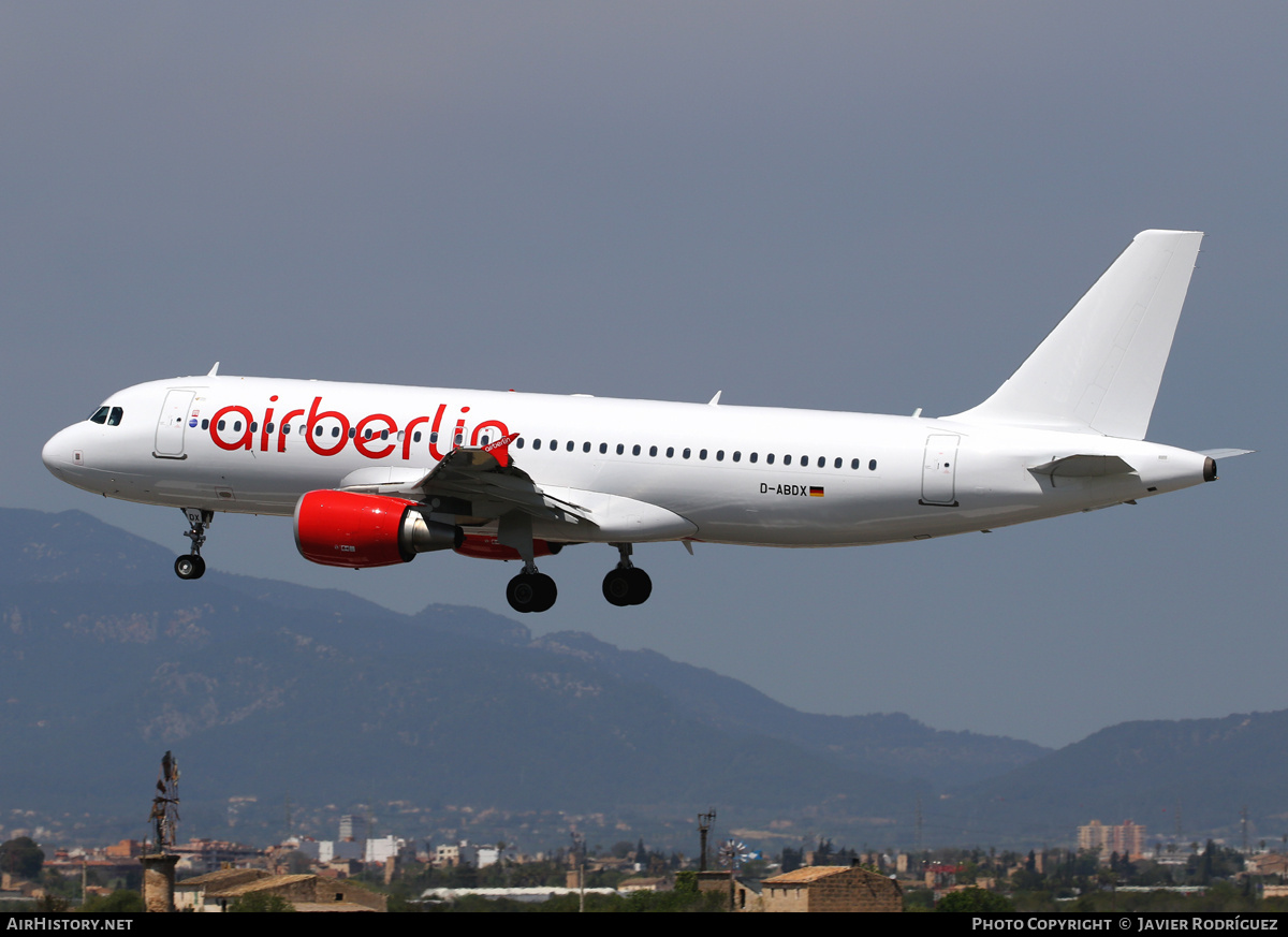 Aircraft Photo of D-ABDX | Airbus A320-214 | Air Berlin | AirHistory.net #752686