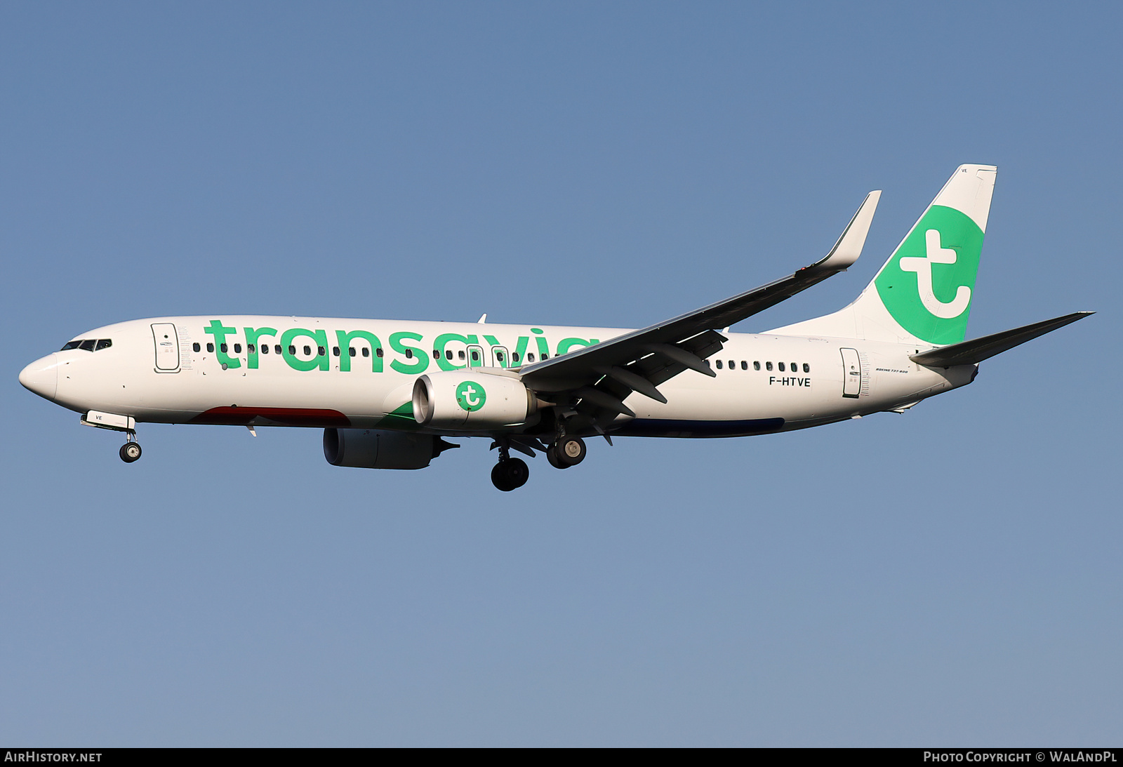 Aircraft Photo of F-HTVE | Boeing 737-800 | Transavia | AirHistory.net #752687