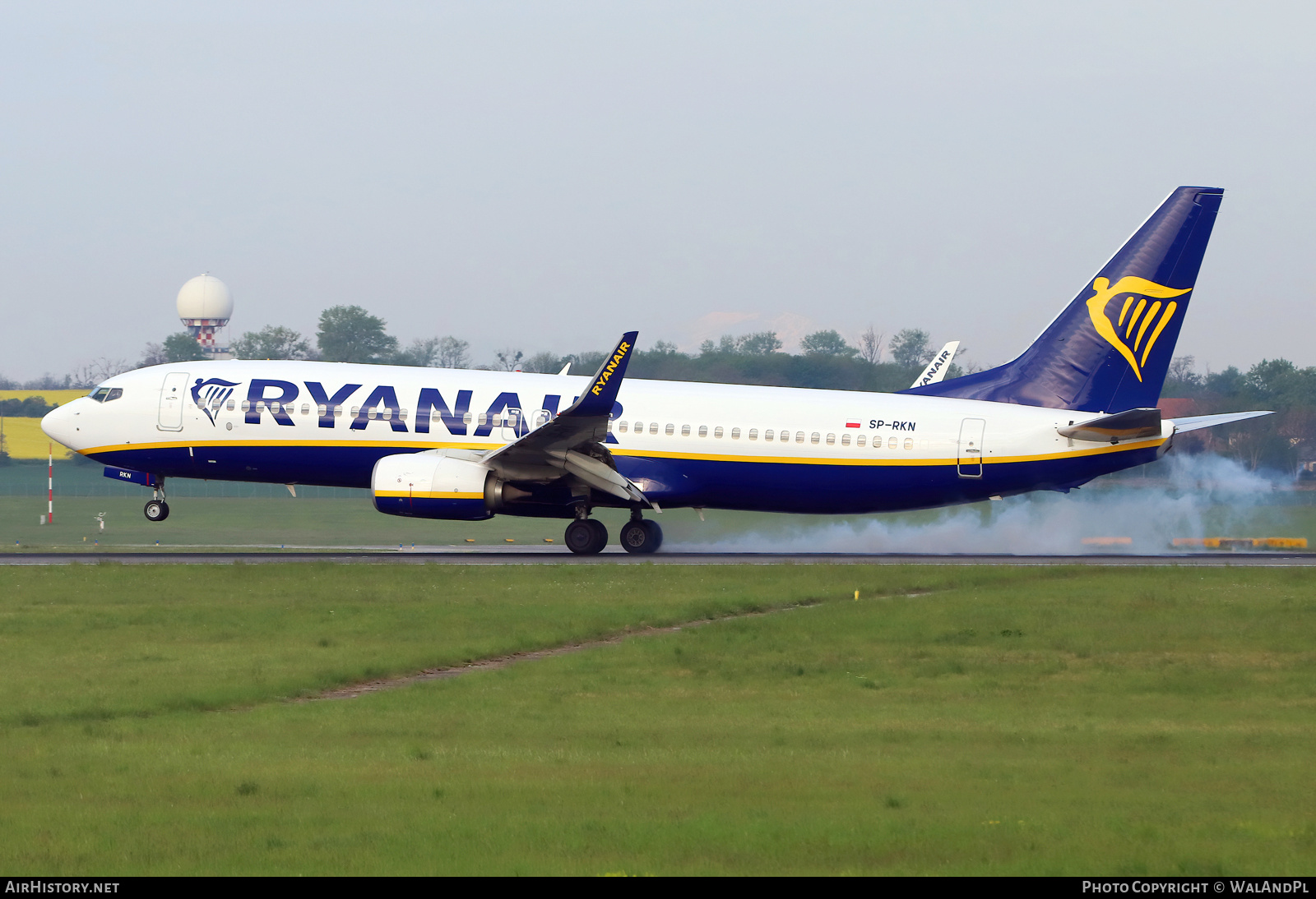 Aircraft Photo of SP-RKN | Boeing 737-8AS | Ryanair | AirHistory.net #752776