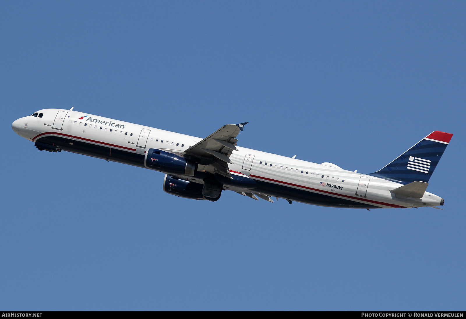 Aircraft Photo of N578UW | Airbus A321-231 | American Airlines | US Airways | AirHistory.net #752794