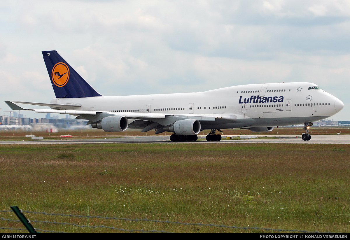 Aircraft Photo of D-ABTA | Boeing 747-430M | Lufthansa | AirHistory.net #752796