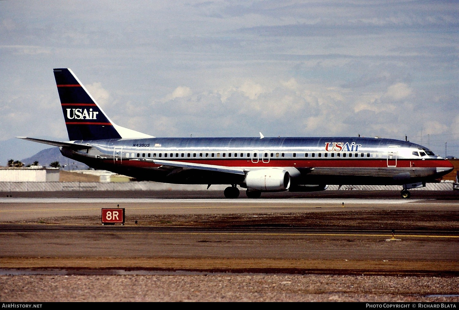 Aircraft Photo of N438US | Boeing 737-4B7 | USAir | AirHistory.net #752822