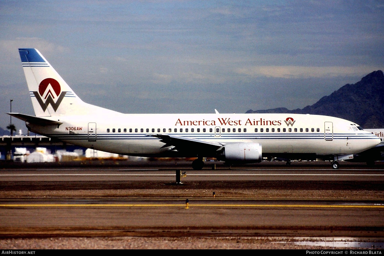 Aircraft Photo of N306AW | Boeing 737-3G7 | America West Airlines | AirHistory.net #752844