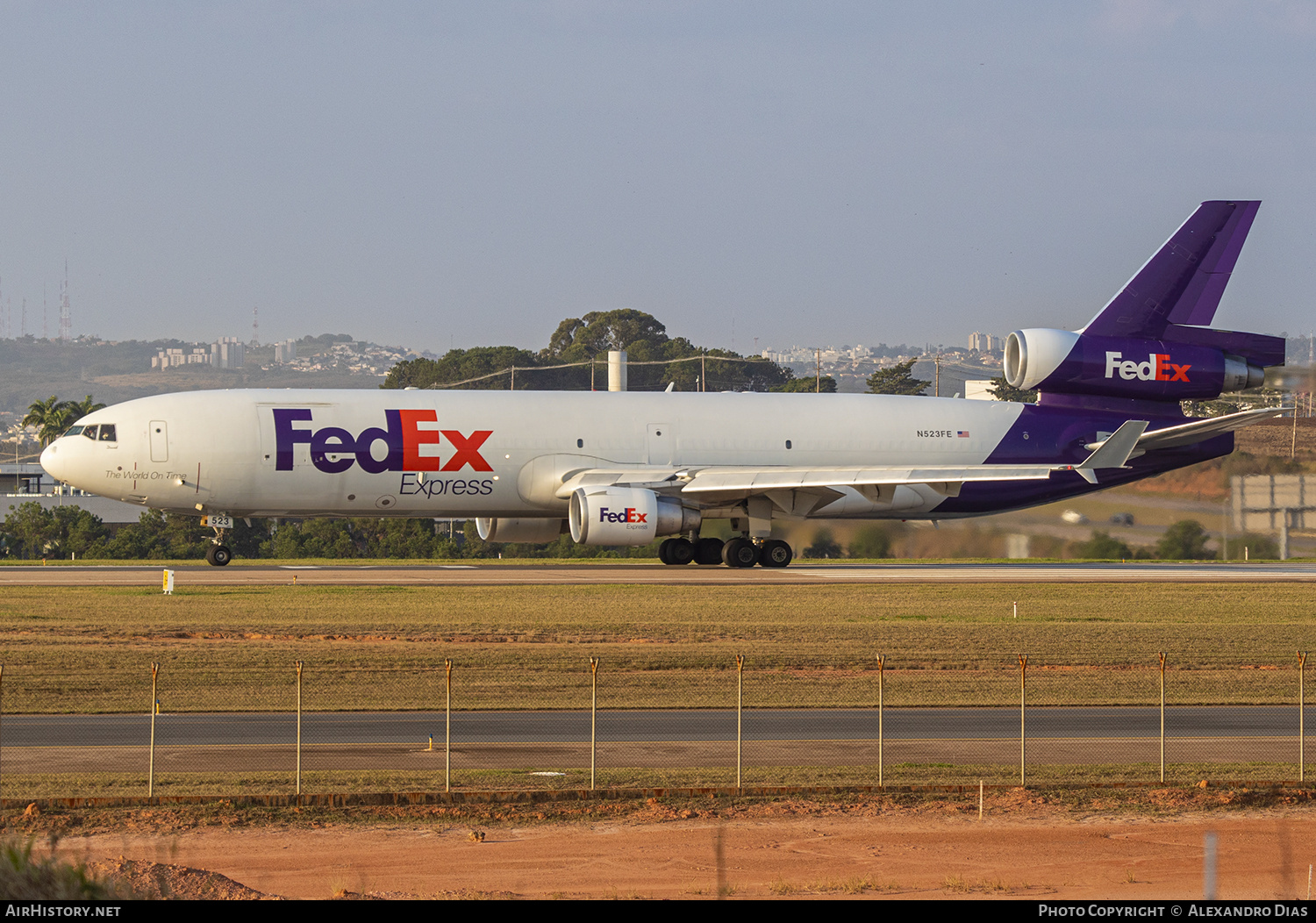 Aircraft Photo of N523FE | McDonnell Douglas MD-11/F | FedEx Express - Federal Express | AirHistory.net #752860
