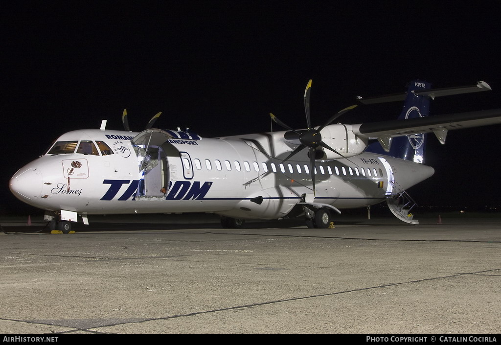 Aircraft Photo of YR-ATH | ATR ATR-72-500 (ATR-72-212A) | TAROM - Transporturile Aeriene Române | AirHistory.net #752864