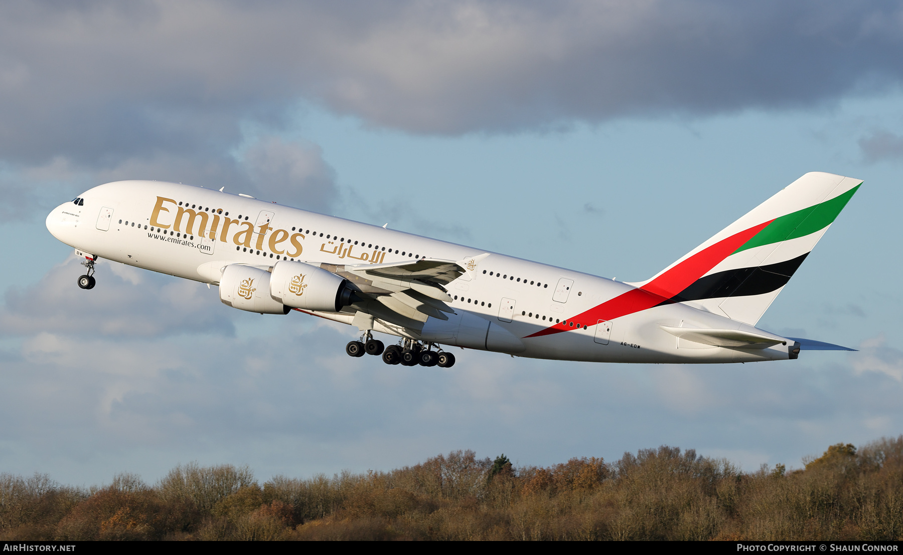 Aircraft Photo of A6-EDW | Airbus A380-861 | Emirates | AirHistory.net #752870