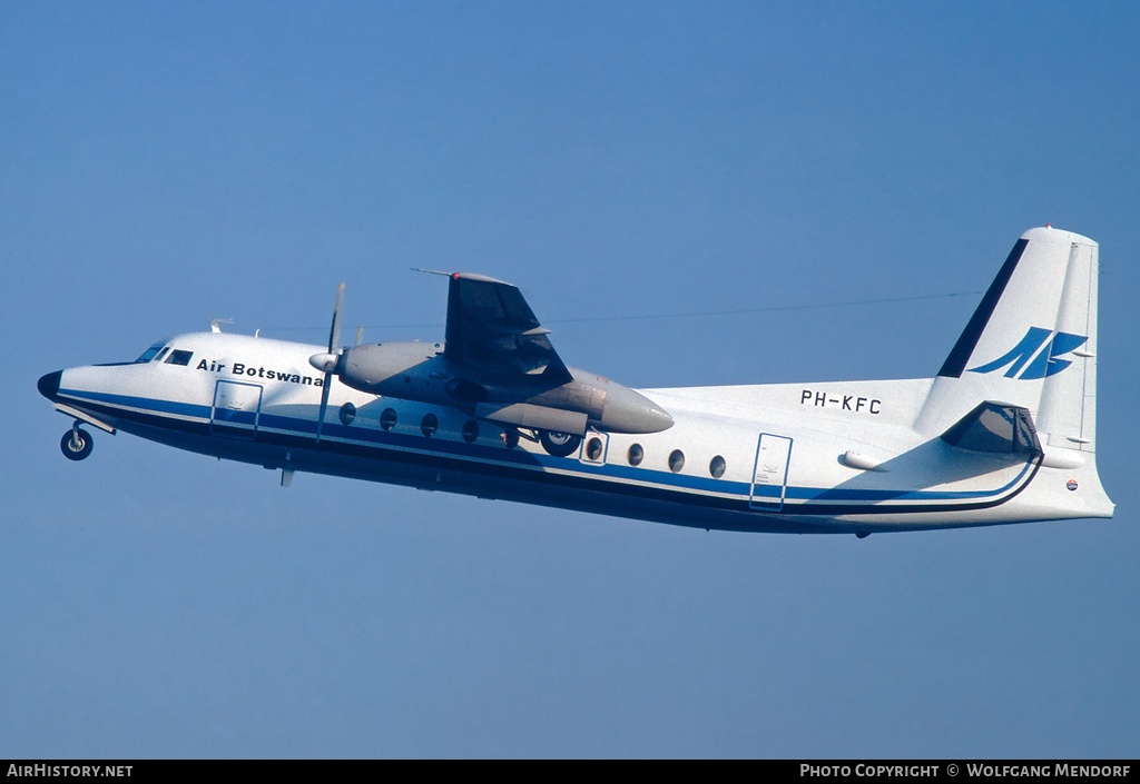 Aircraft Photo of PH-KFC | Fokker F27-200 Friendship | Air Botswana | AirHistory.net #752914