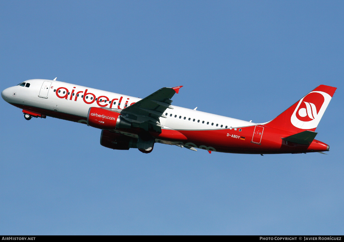 Aircraft Photo of D-ABDY | Airbus A320-214 | Air Berlin | AirHistory.net #752955