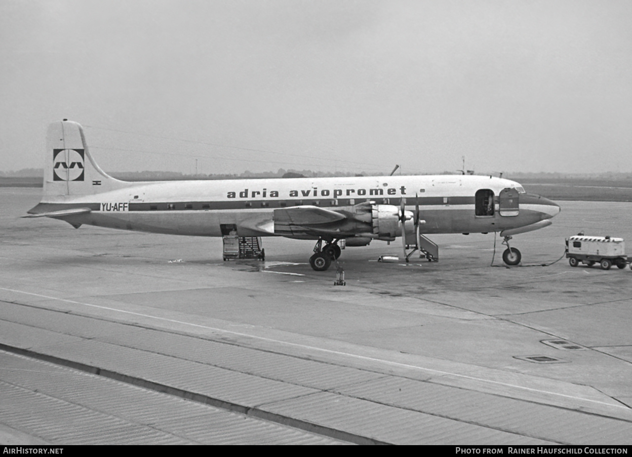 Aircraft Photo of YU-AFF | Douglas DC-6B | Adria Airways | AirHistory.net #752986