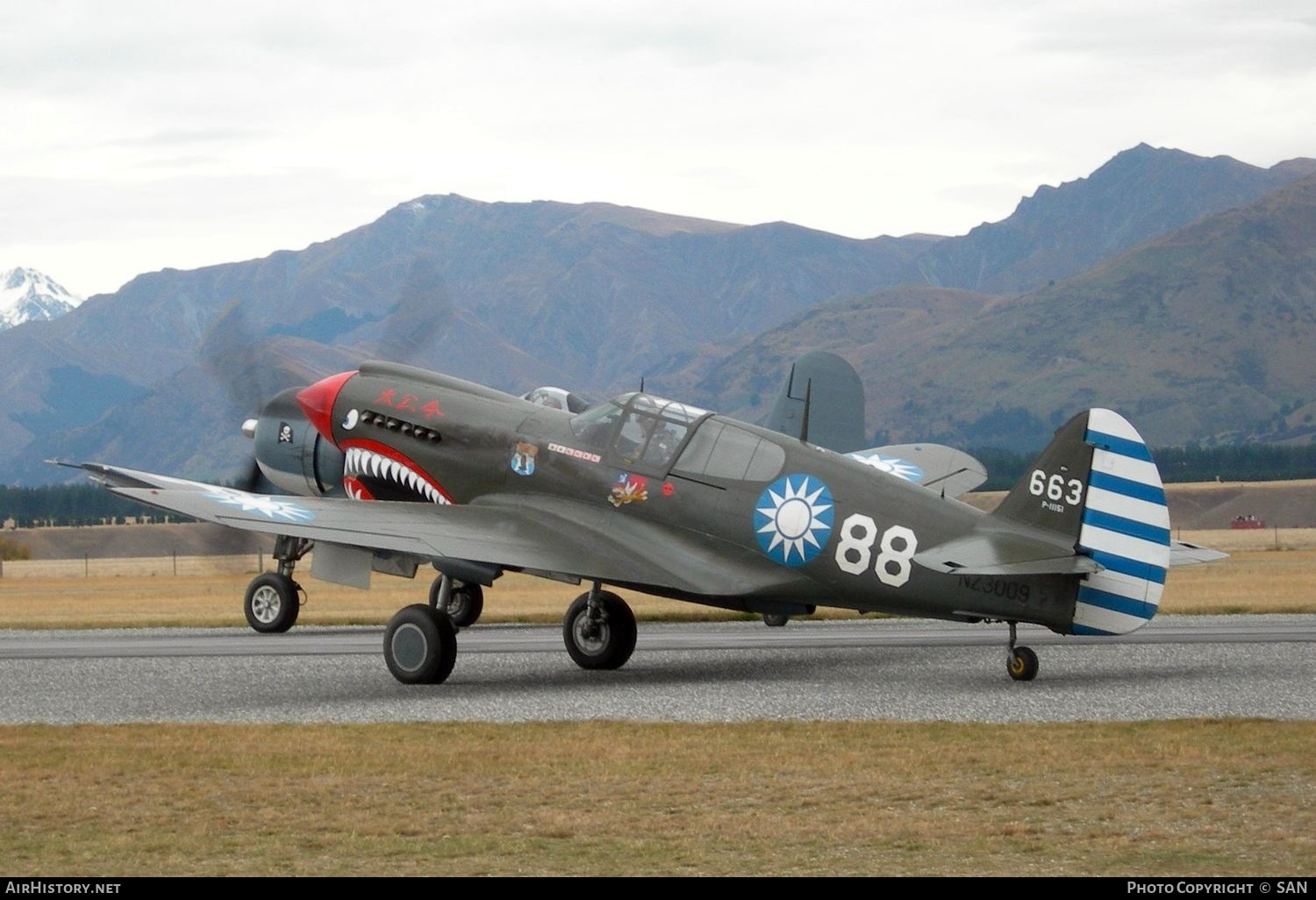 Aircraft Photo of ZK-RMH / NZ3009 | Curtiss Kittyhawk Mk1A | China - Air Force | AirHistory.net #752995