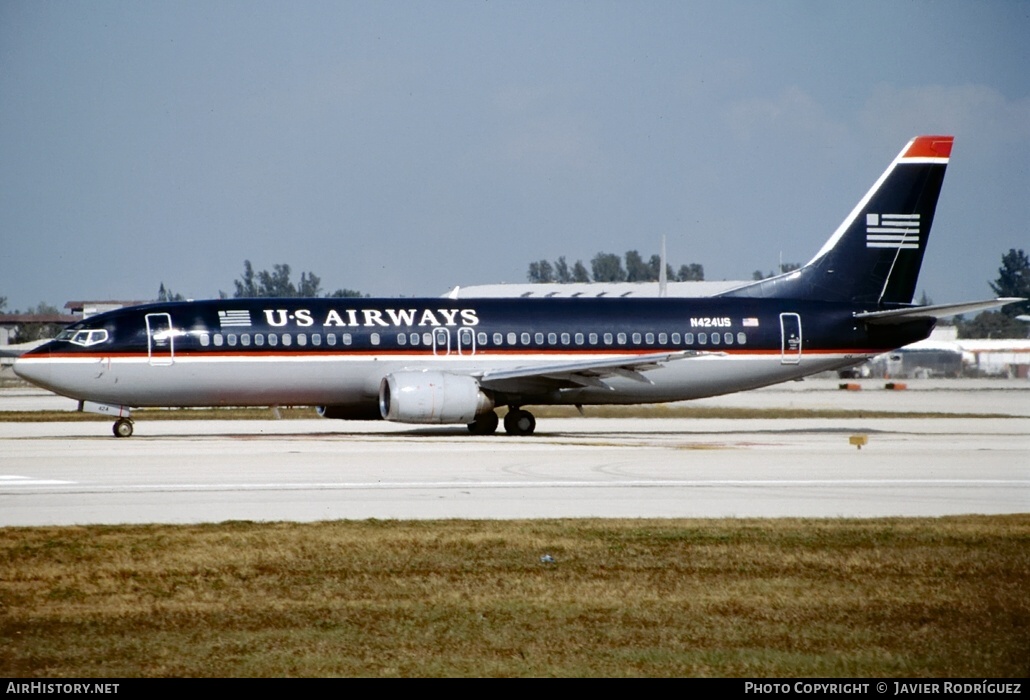 Aircraft Photo of N424US | Boeing 737-401 | US Airways | AirHistory.net #752996