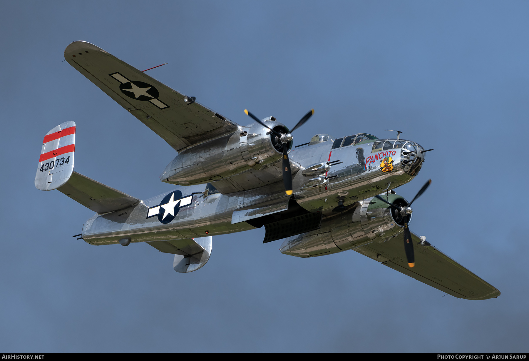 Aircraft Photo of N9079Z / 430734 | North American B-25J Mitchell | USA - Air Force | AirHistory.net #753016