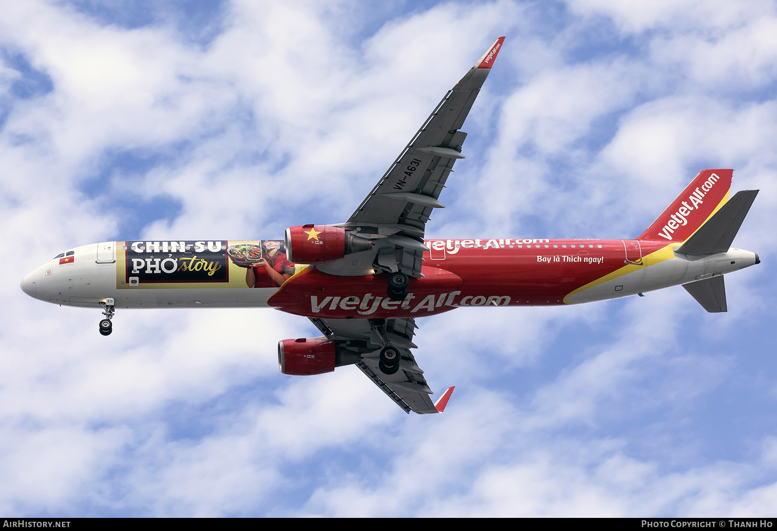 Aircraft Photo of VN-A631 | Airbus A321-211 | VietJet Air | AirHistory.net #753098
