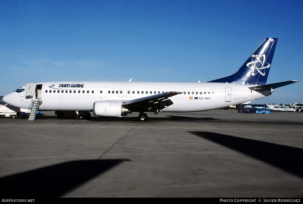 Aircraft Photo of EC-HVY | Boeing 737-4Y0 | Trans Global Vacations | AirHistory.net #753106