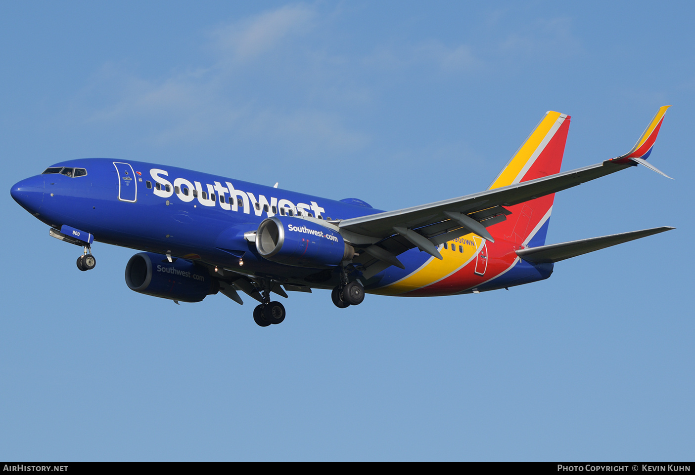 Aircraft Photo of N900WN | Boeing 737-7H4 | Southwest Airlines | AirHistory.net #753112