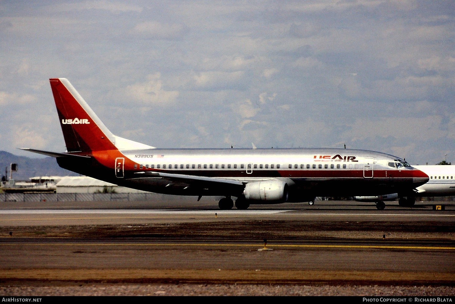 Aircraft Photo of N389US | Boeing 737-3B7 | USAir | AirHistory.net #753147