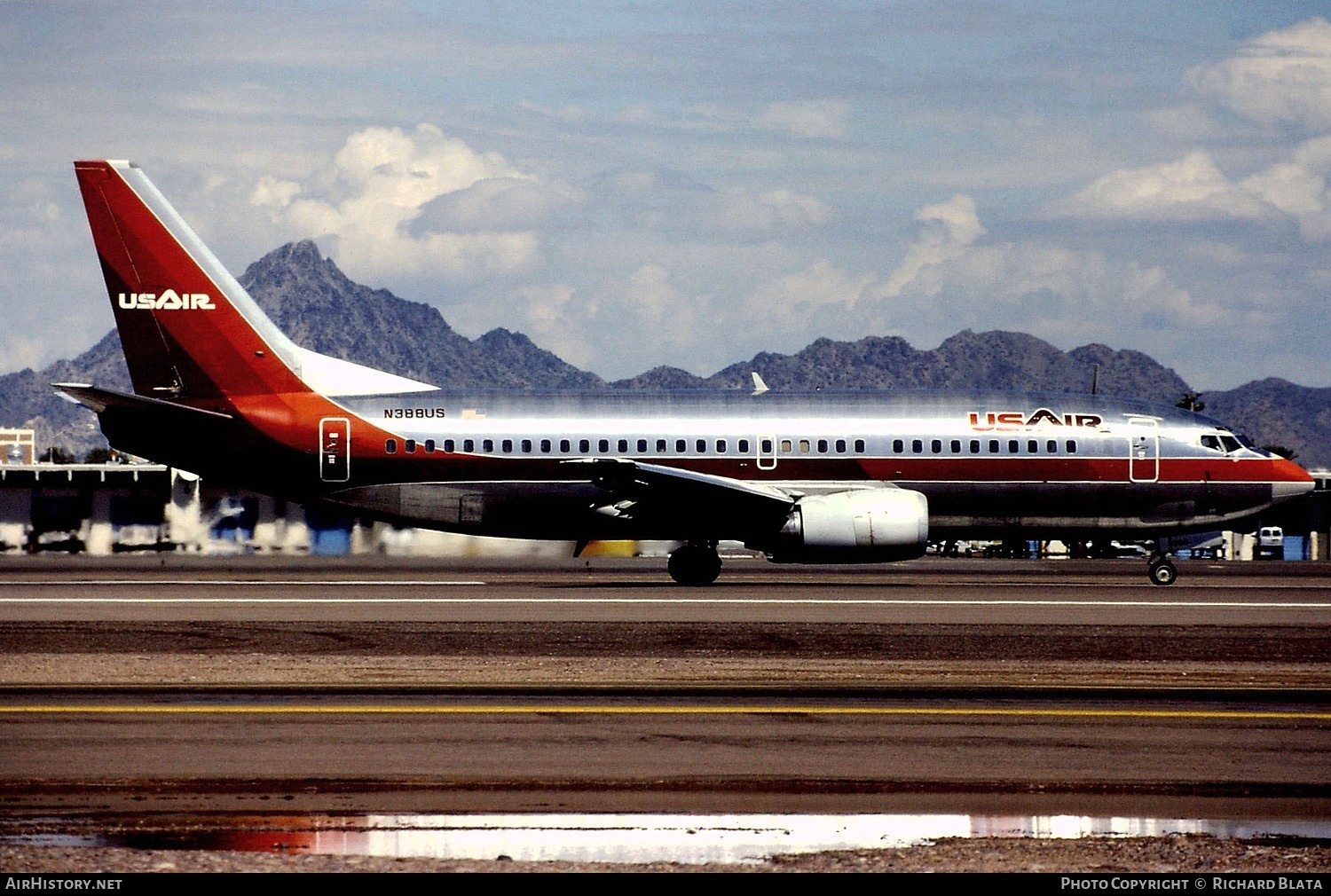 Aircraft Photo of N388US | Boeing 737-3B7 | USAir | AirHistory.net #753150