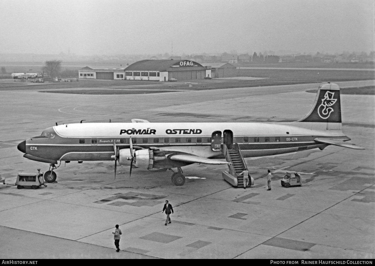 Aircraft Photo of OO-CTK | Douglas DC-6B | Pomair Ostend | AirHistory.net #753251