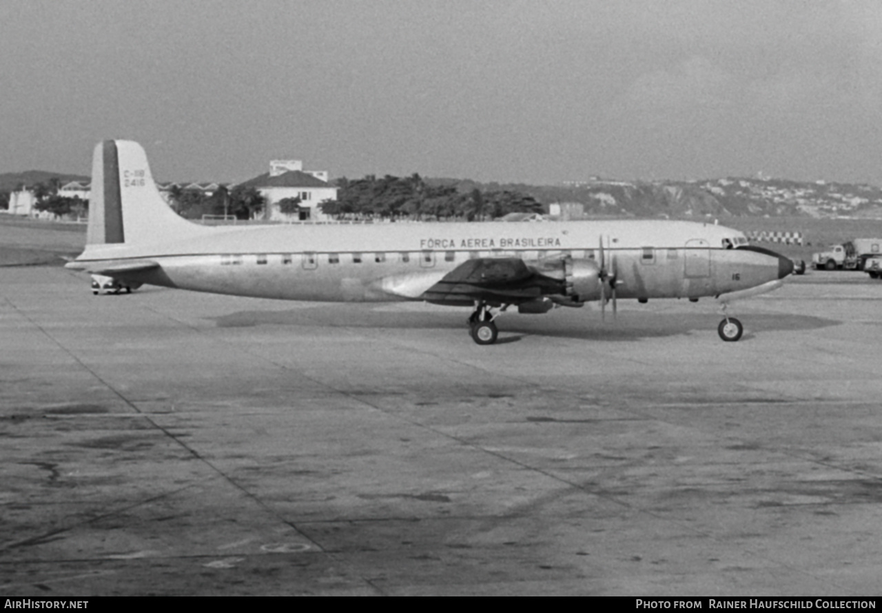Aircraft Photo of FAB2416 | Douglas DC-6B | Brazil - Air Force | AirHistory.net #753286