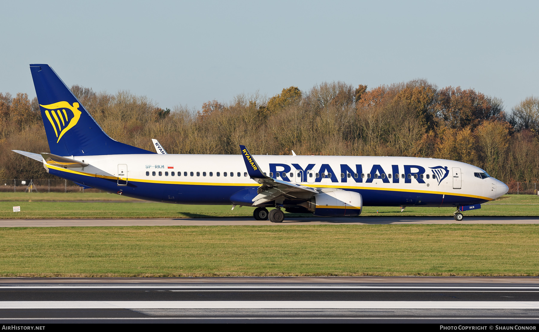 Aircraft Photo of SP-RKM | Boeing 737-8AS | Ryanair | AirHistory.net #753307