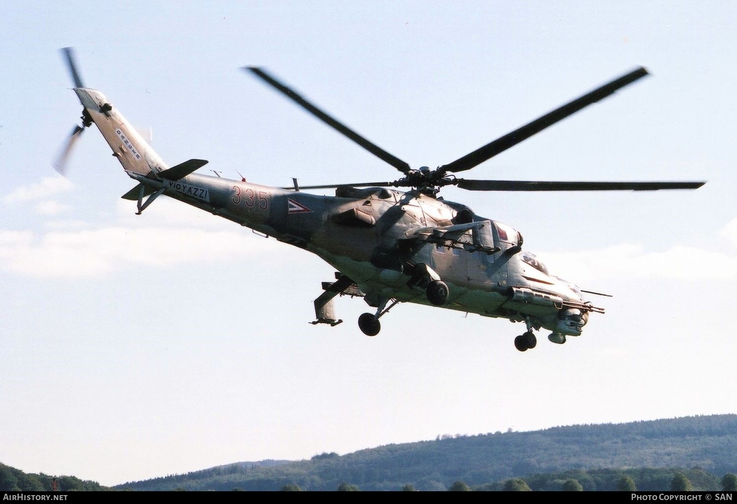 Aircraft Photo of 335 | Mil Mi-24P | Hungary - Air Force | AirHistory.net #753330
