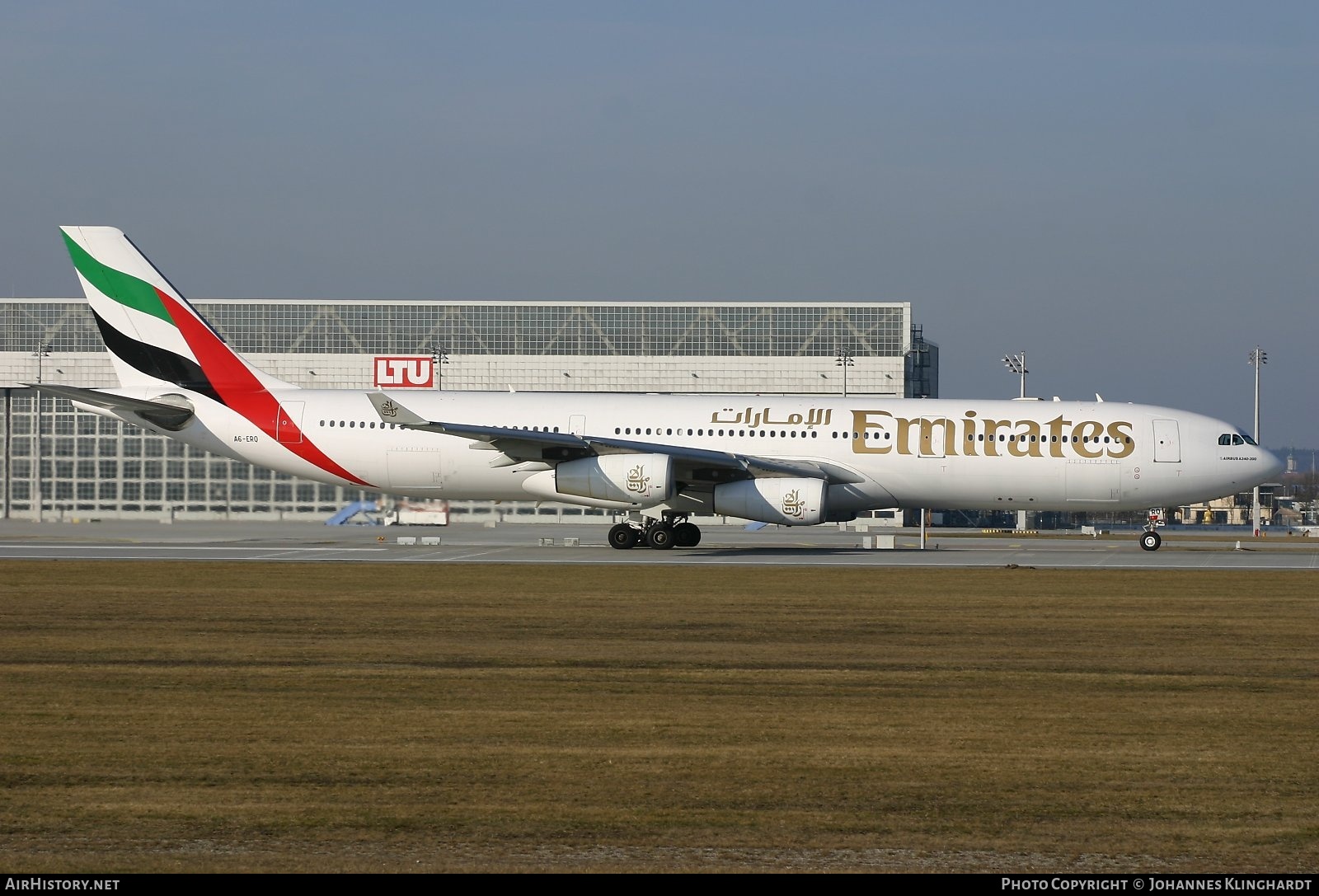 Aircraft Photo of A6-ERQ | Airbus A340-313X | Emirates | AirHistory.net #753335