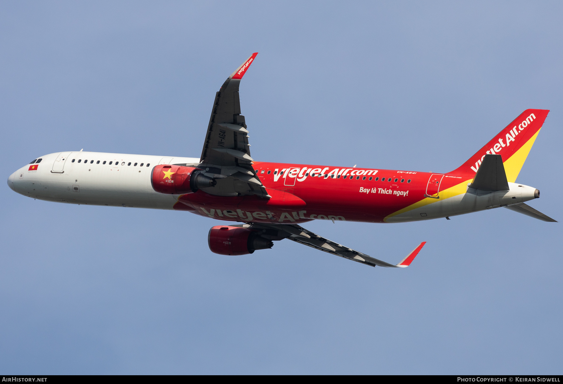 Aircraft Photo of VN-A641 | Airbus A321-211 | VietJet Air | AirHistory.net #753345
