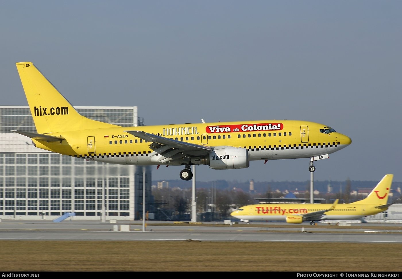 Aircraft Photo of D-AGEN | Boeing 737-75B | Hapag-Lloyd Express | AirHistory.net #753351