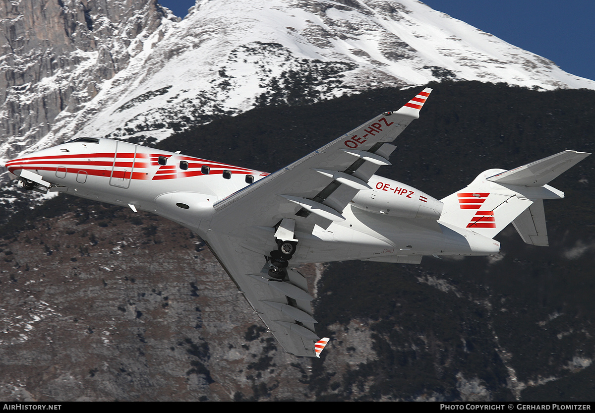 Aircraft Photo of OE-HPZ | Bombardier Challenger 300 (BD-100-1A10) | AirHistory.net #753362