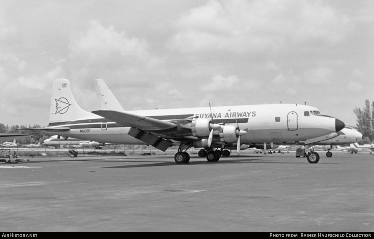 Aircraft Photo of N610SE | Douglas DC-6A | Guyana Airways | AirHistory.net #753370